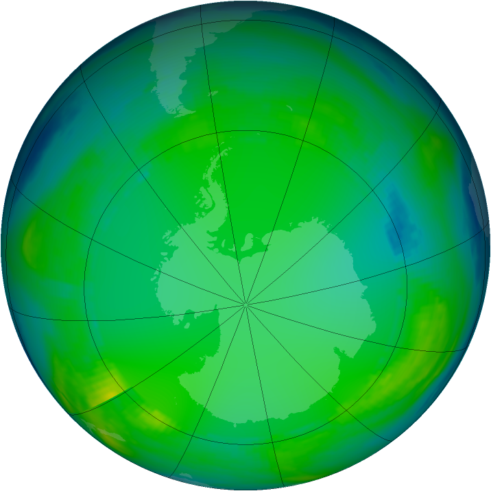 Ozone Map 1980-07-11